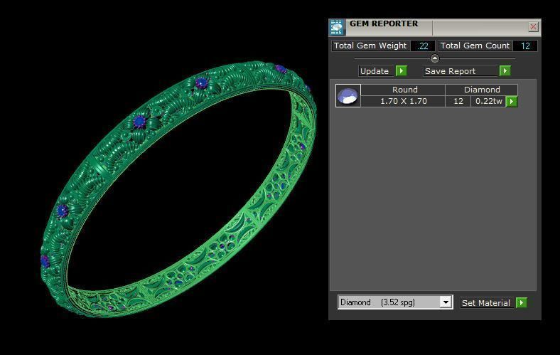 Bracelet 3D print model_5