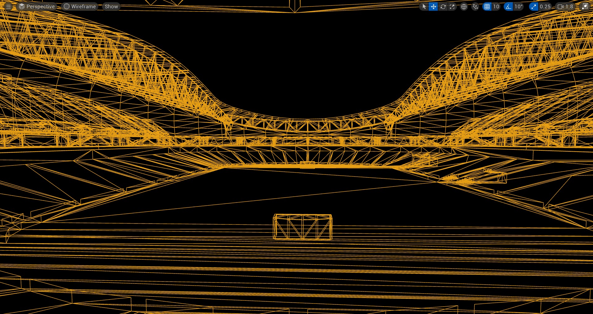 Stadium 3D model soccer football with seats design Low-poly 3D model_13