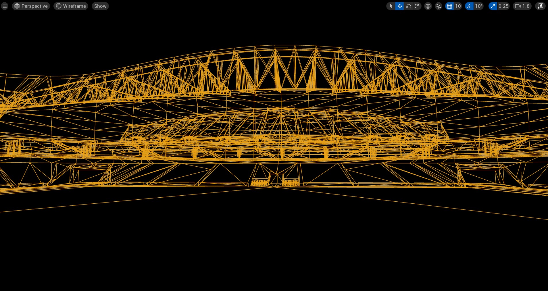 Stadium 3D model soccer football with seats design Low-poly 3D model_14