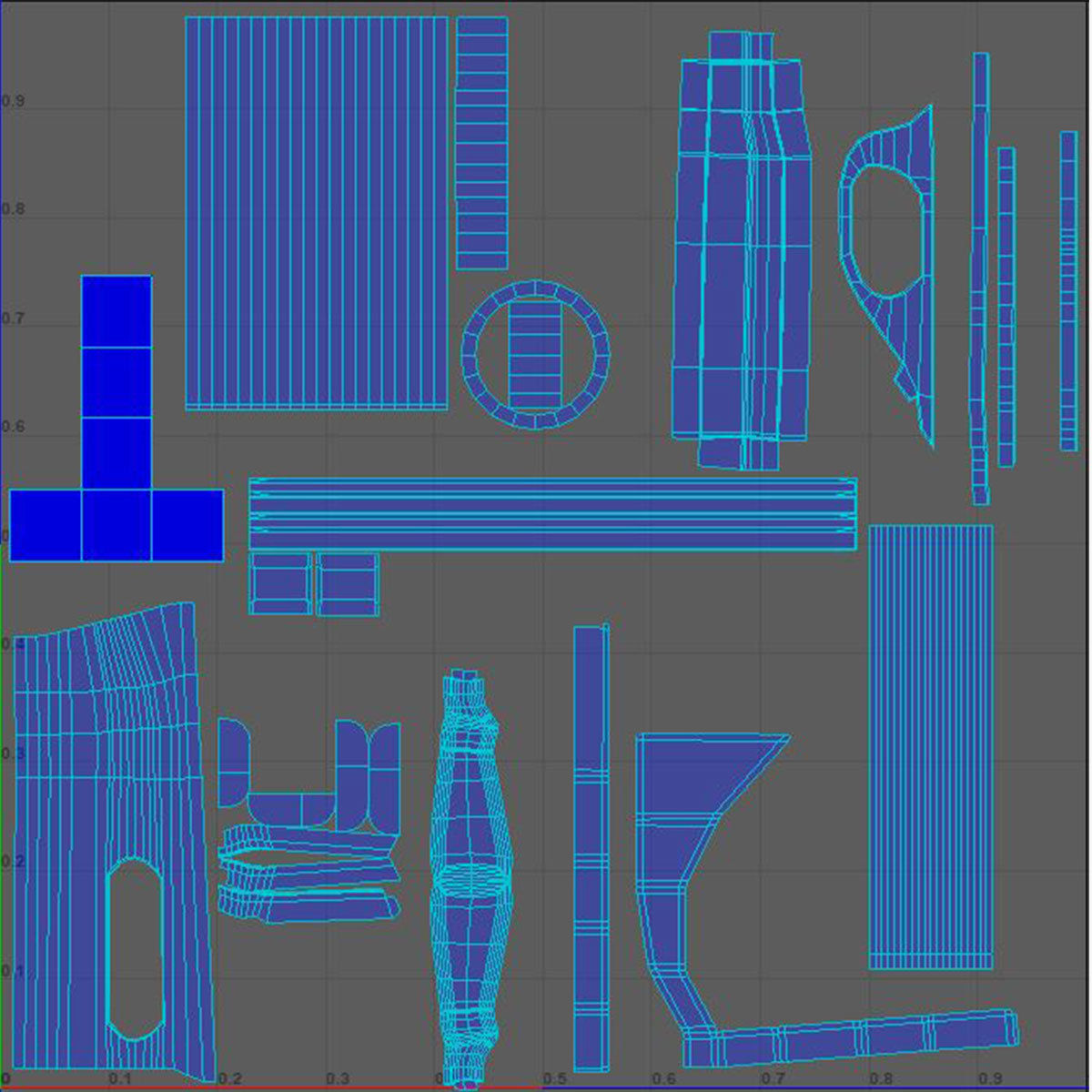 Shotgun Remington 870 Low-poly 3D model_7