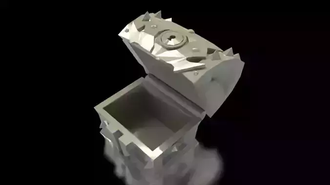 DnD  Treasure Box Dice Box Pattern 3D print model