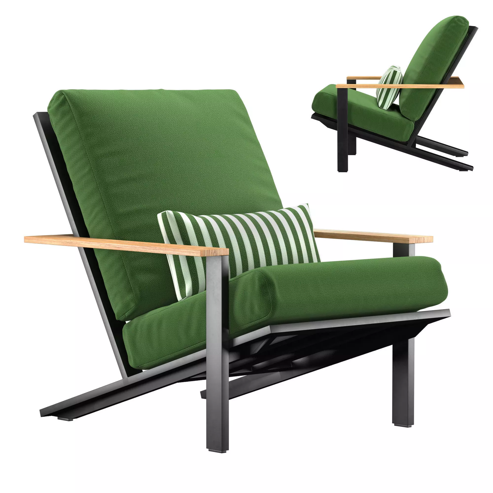 Timeless Relax club armchair 3D model