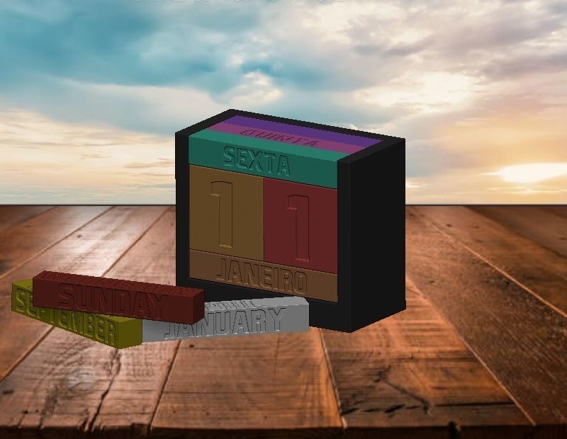 CALENDAR FOR ALL YEARS 3D Model 3D Printable CGTrader Calendar for all years 3d model 3d printable cgtrader