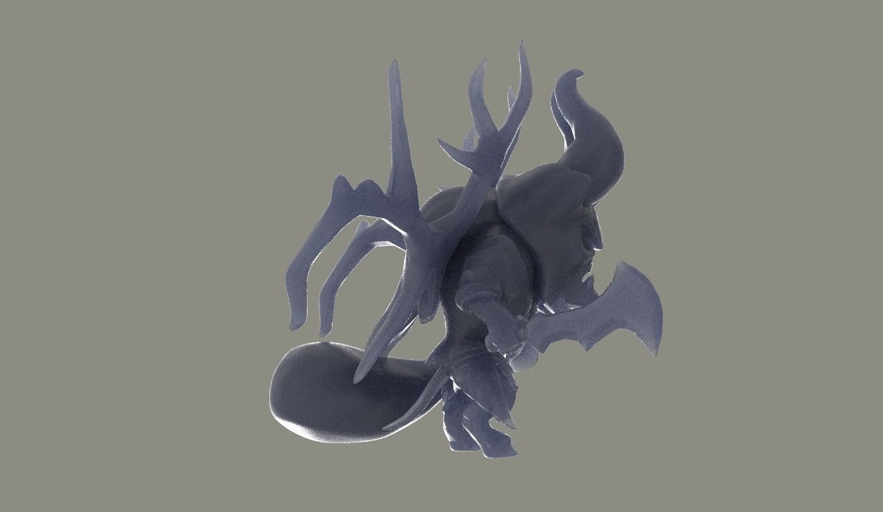 Doomling Courier DOTA 2 3D Model 3D print model_2