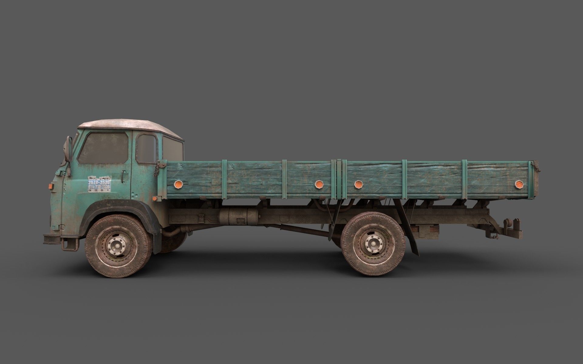 Game-Ready Truck Low-poly 3D model_2