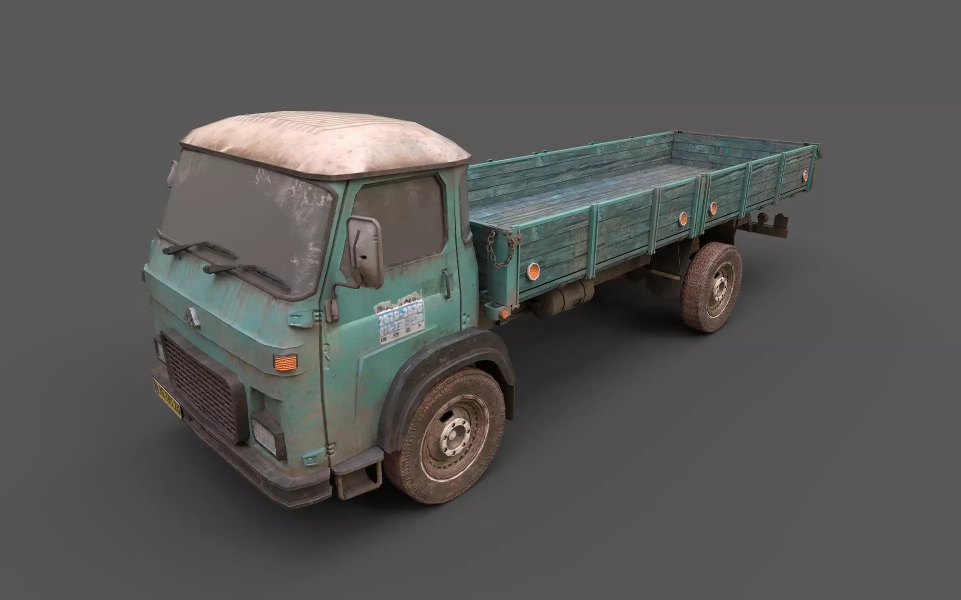 Game-Ready Truck Low-poly 3D model_0
