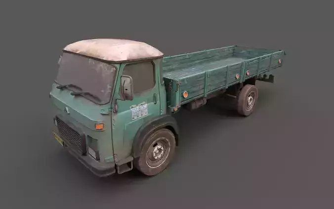 Game-Ready Truck Low-poly 3D model