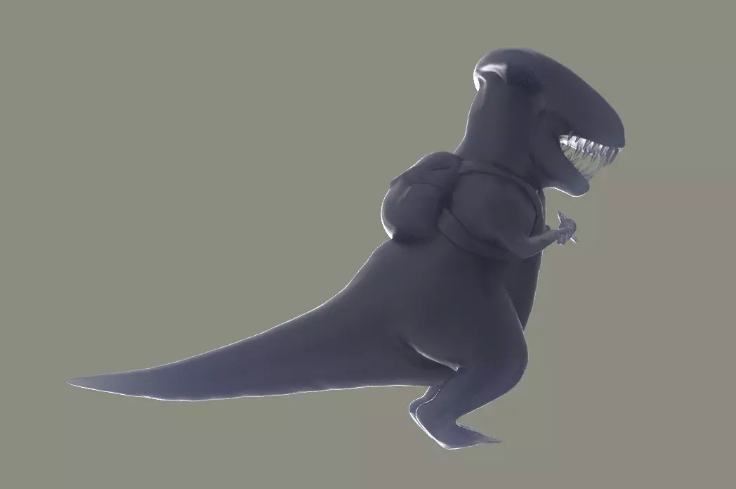Faceless Rex Courier DOTA 2 3D Model 3D print model_1