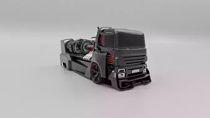 Truck KaMaz 3D model