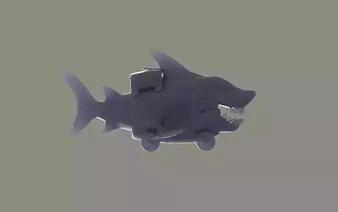 Hexgill the Lane Shark Courier DOTA 2 3D Model 3D print model