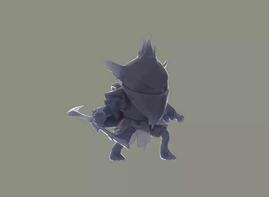 Huntling Courier DOTA 2 3D Model 3D print model