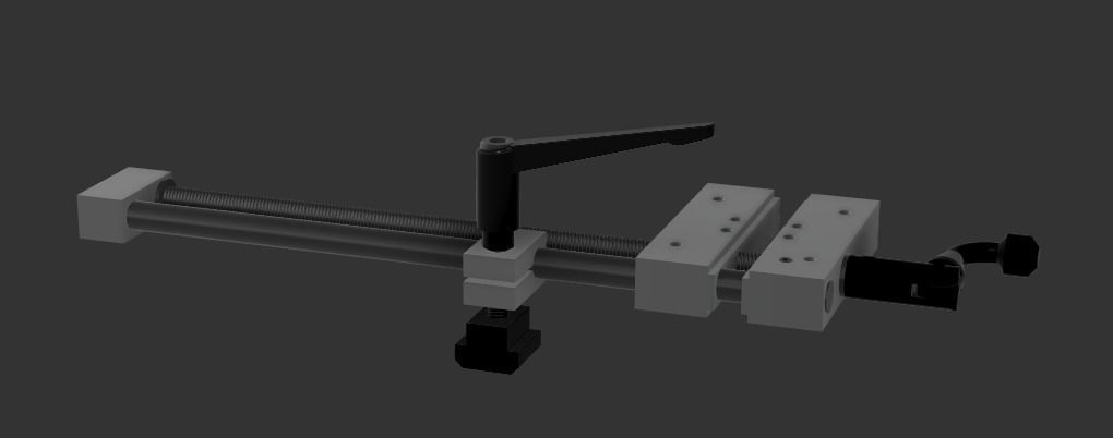 Float Lock Drilling Vise  3D model_2