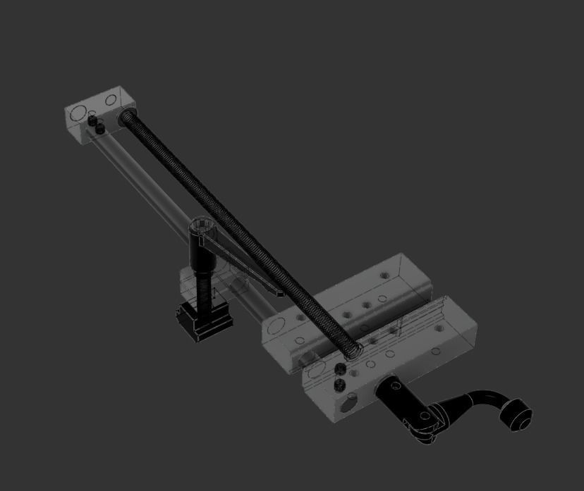 Float Lock Drilling Vise  3D model_1
