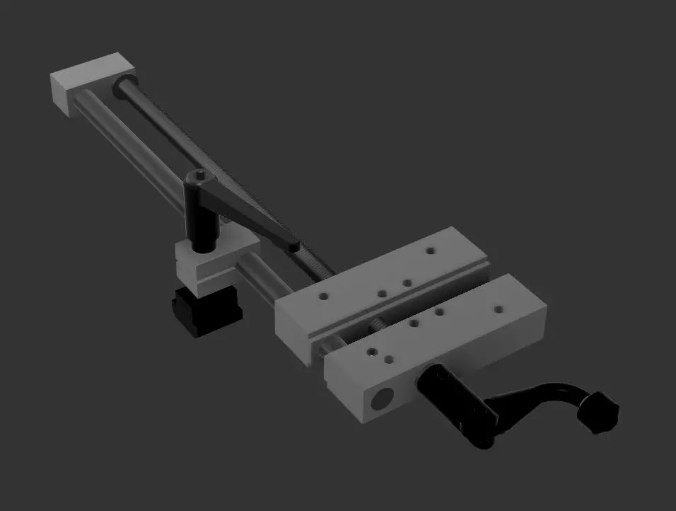 Float Lock Drilling Vise  3D model_0