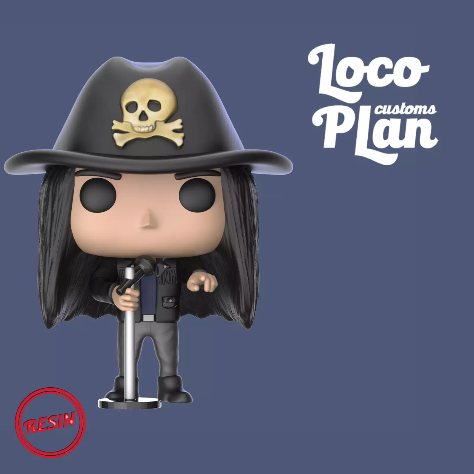 Ian Astbury The Cult Custom 3D print model_0