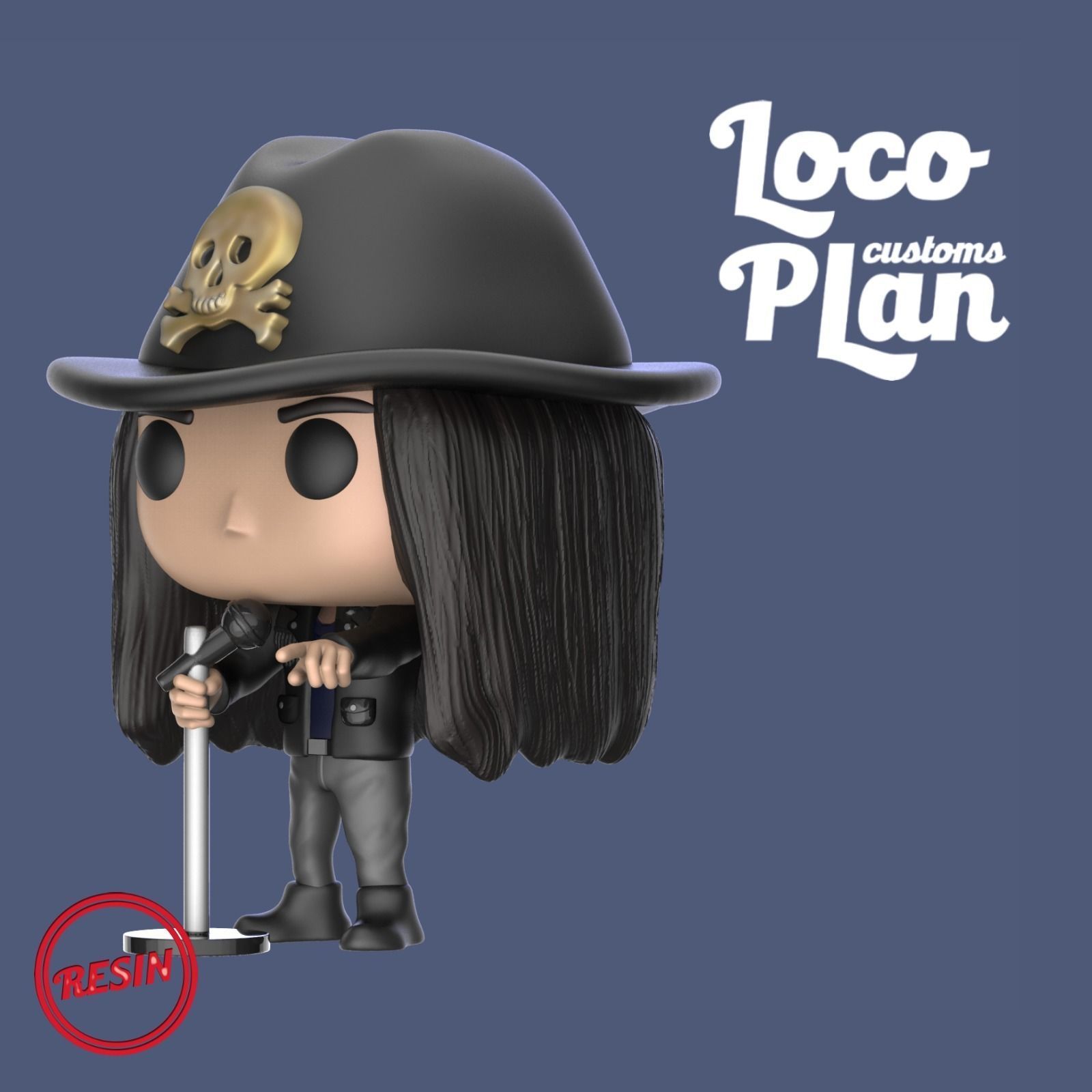 Ian Astbury The Cult Custom 3D print model_1