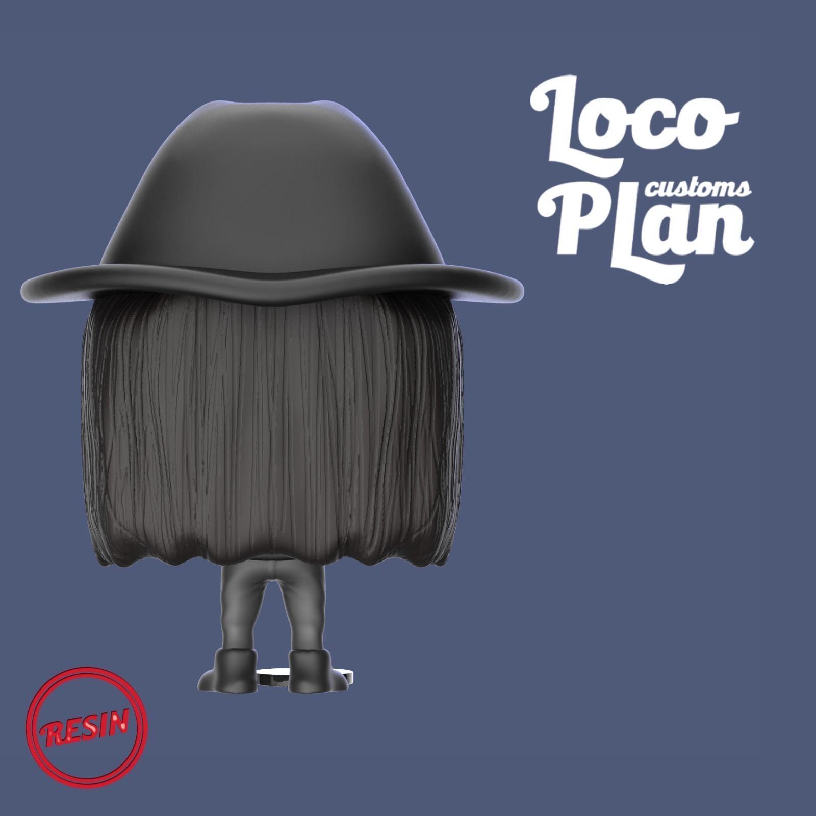 Ian Astbury The Cult Custom 3D print model_2