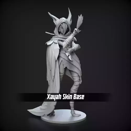 STL Xayah League of legends 3d print