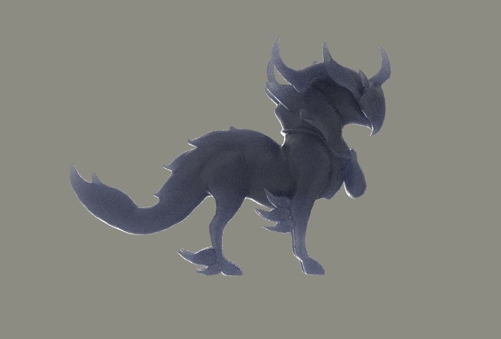 Masked Fey Lord of Tempests 3D print model_2