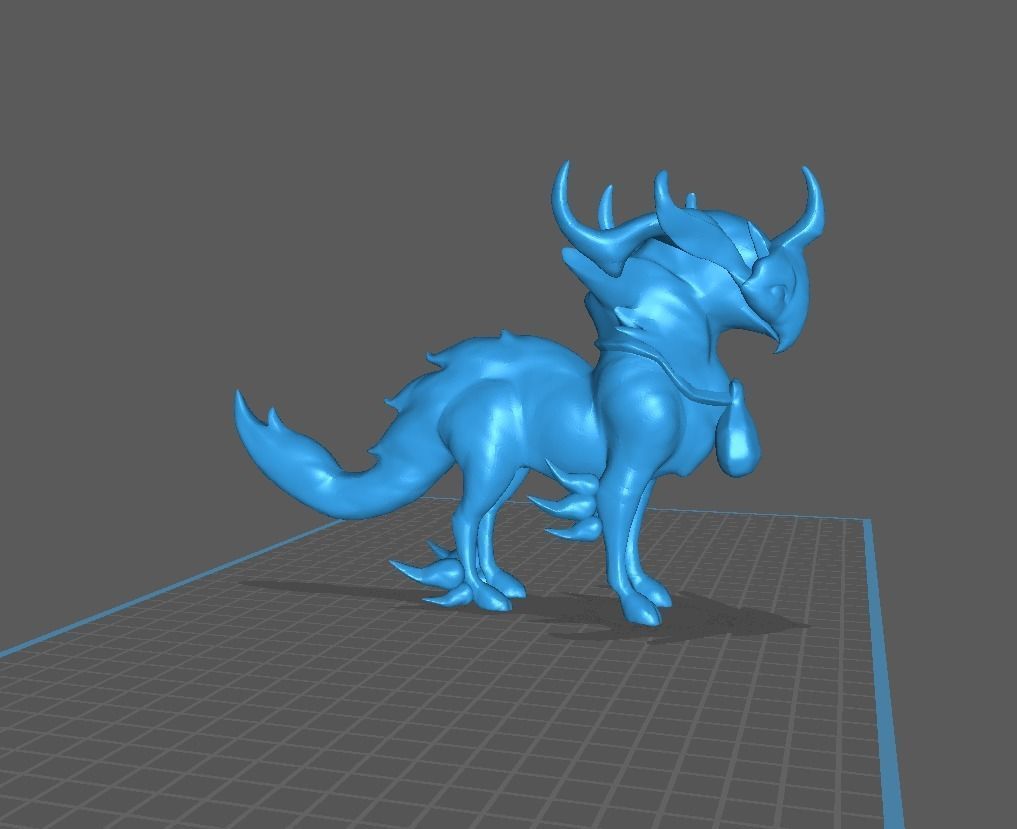 Masked Fey Lord of Tempests 3D print model_1