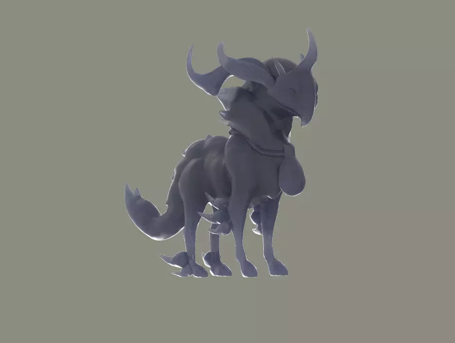 Masked Fey Lord of Tempests 3D print model_0