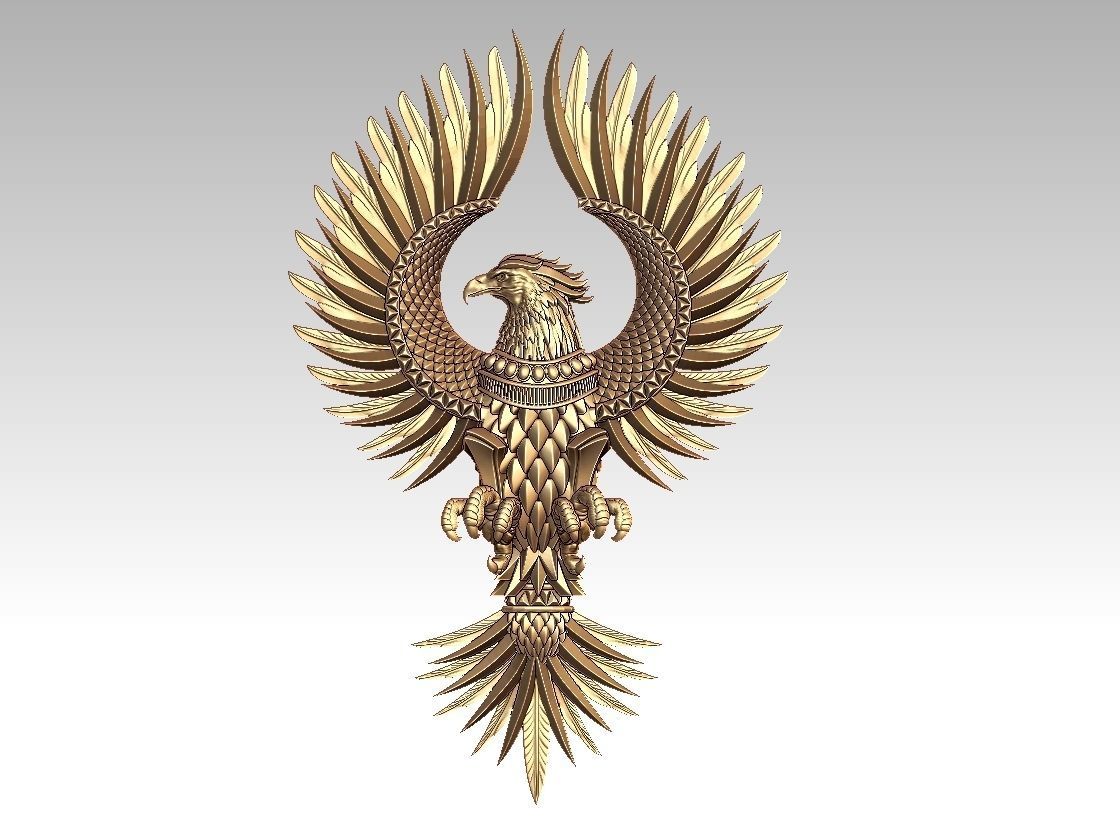 phoenix golden eagle 3D print model_6