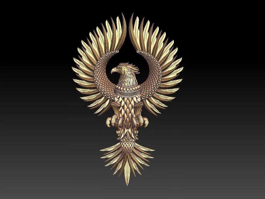phoenix golden eagle 3D print model_0