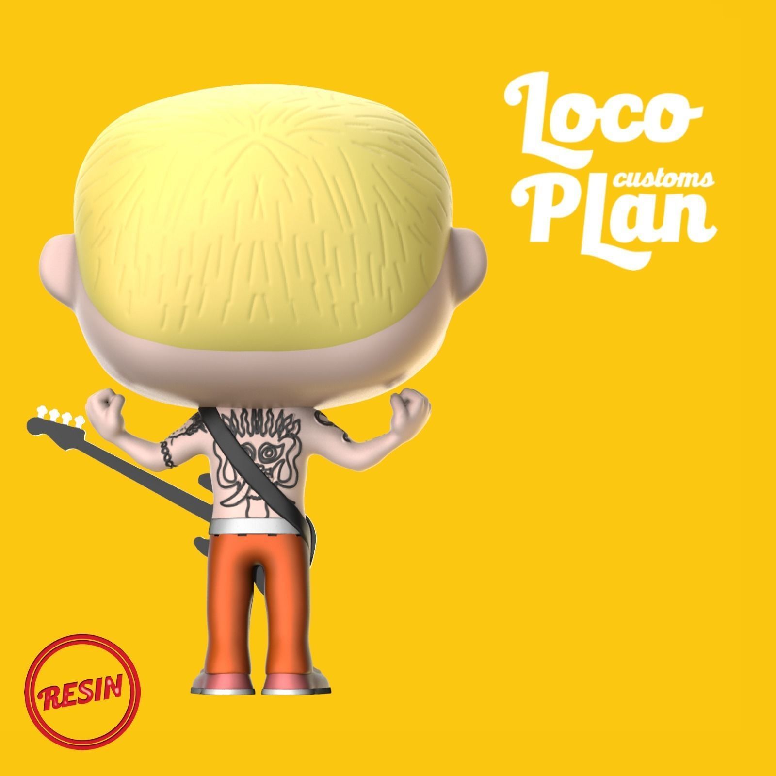 Flea V2 RHCP Custom 3D print model_2
