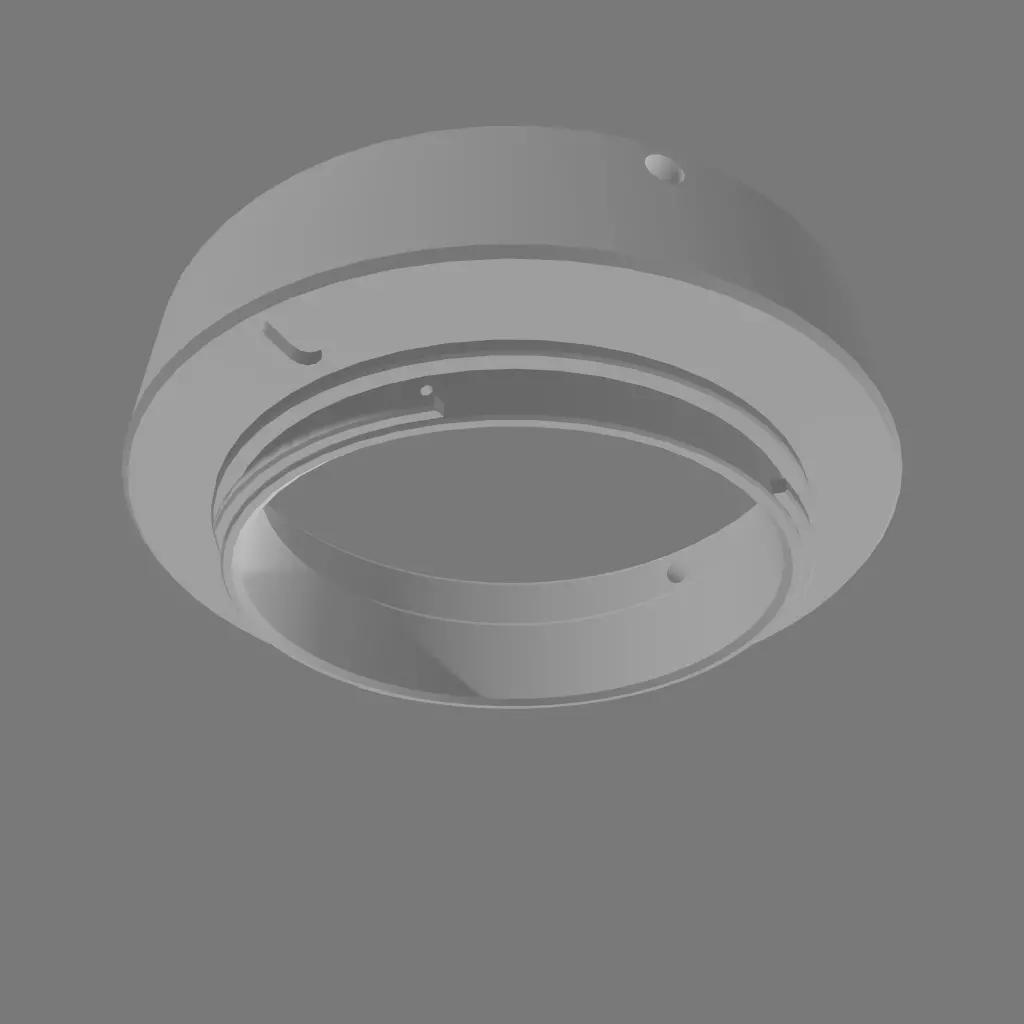 Fujifilm X adapter 3D model_0