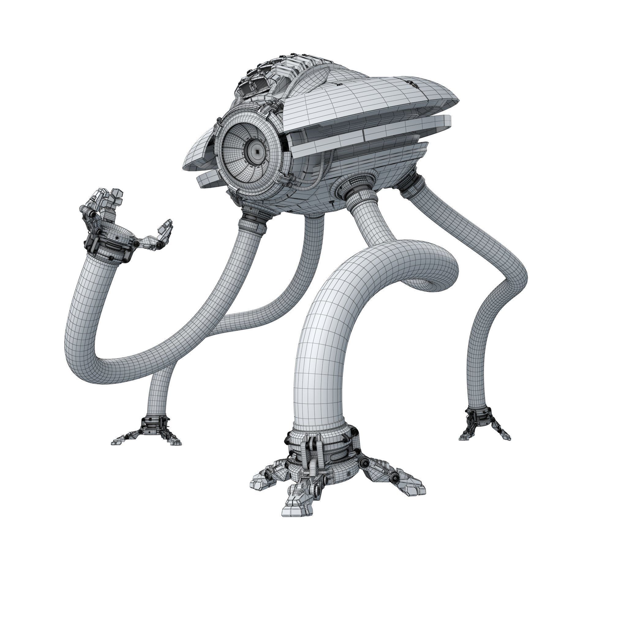 OCTOPUS ROBOTIC MEH 3D model_17