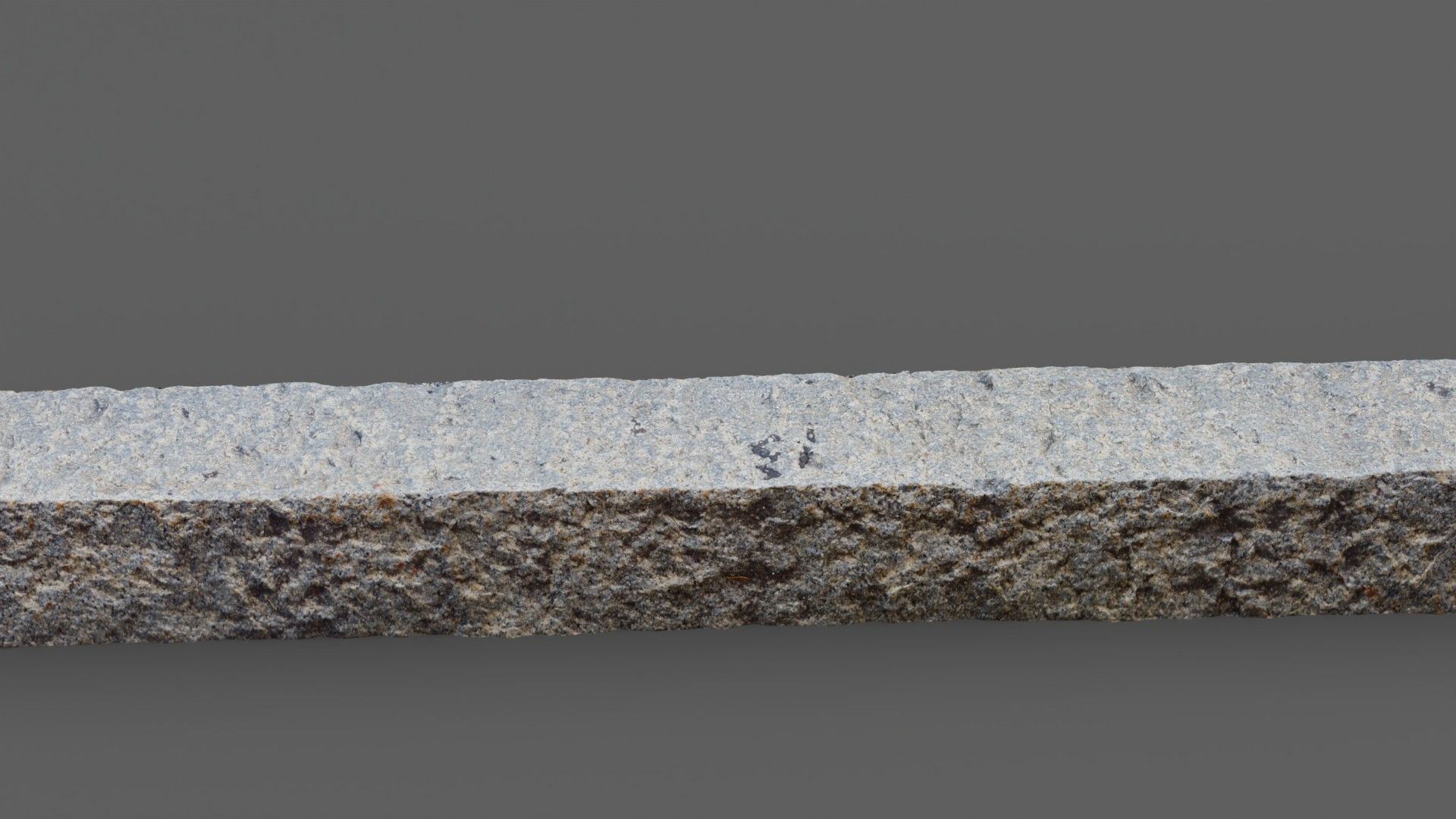 Street granite border raw scan 3D model_14