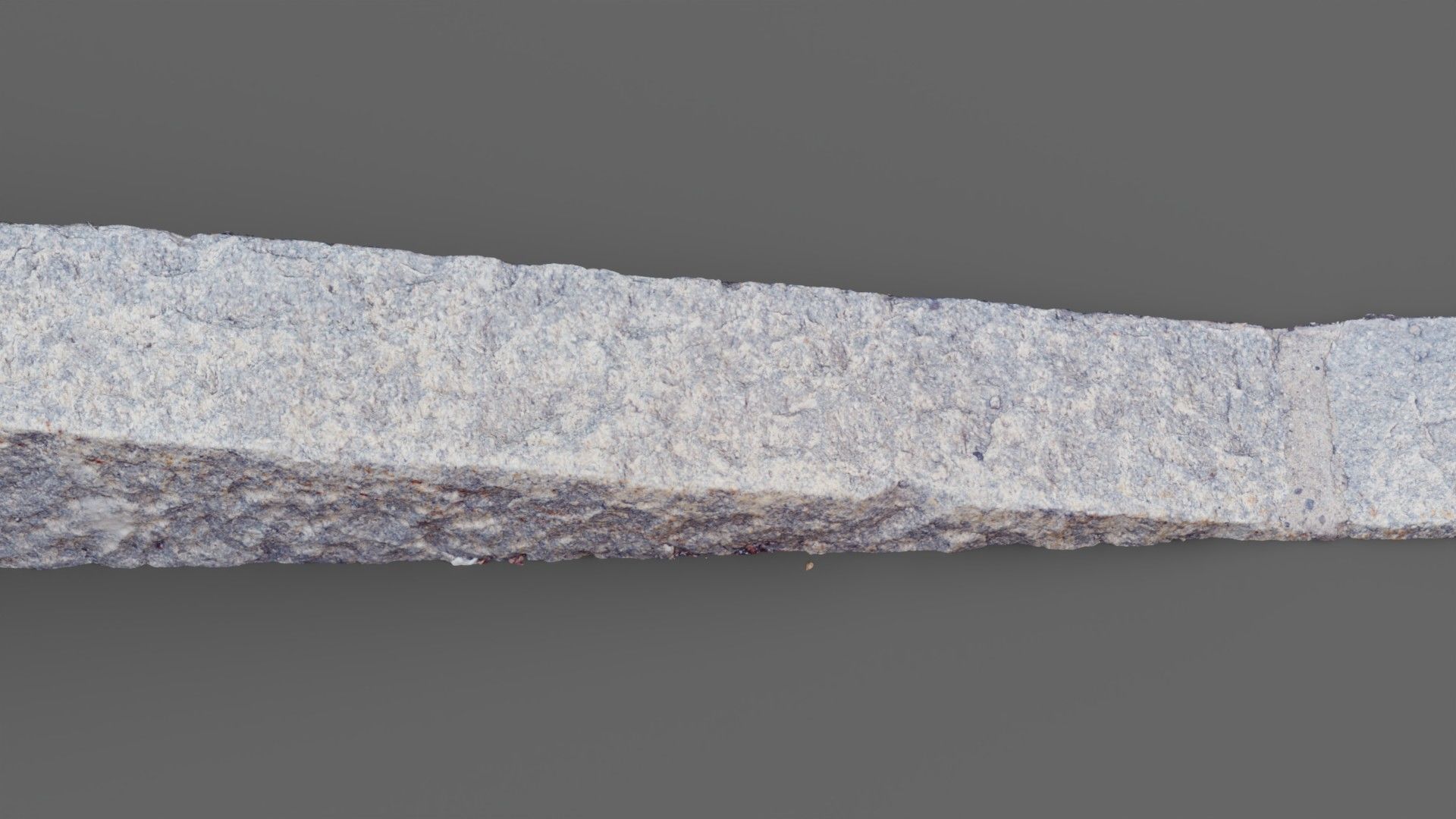 Street granite border raw scan 3D model_10