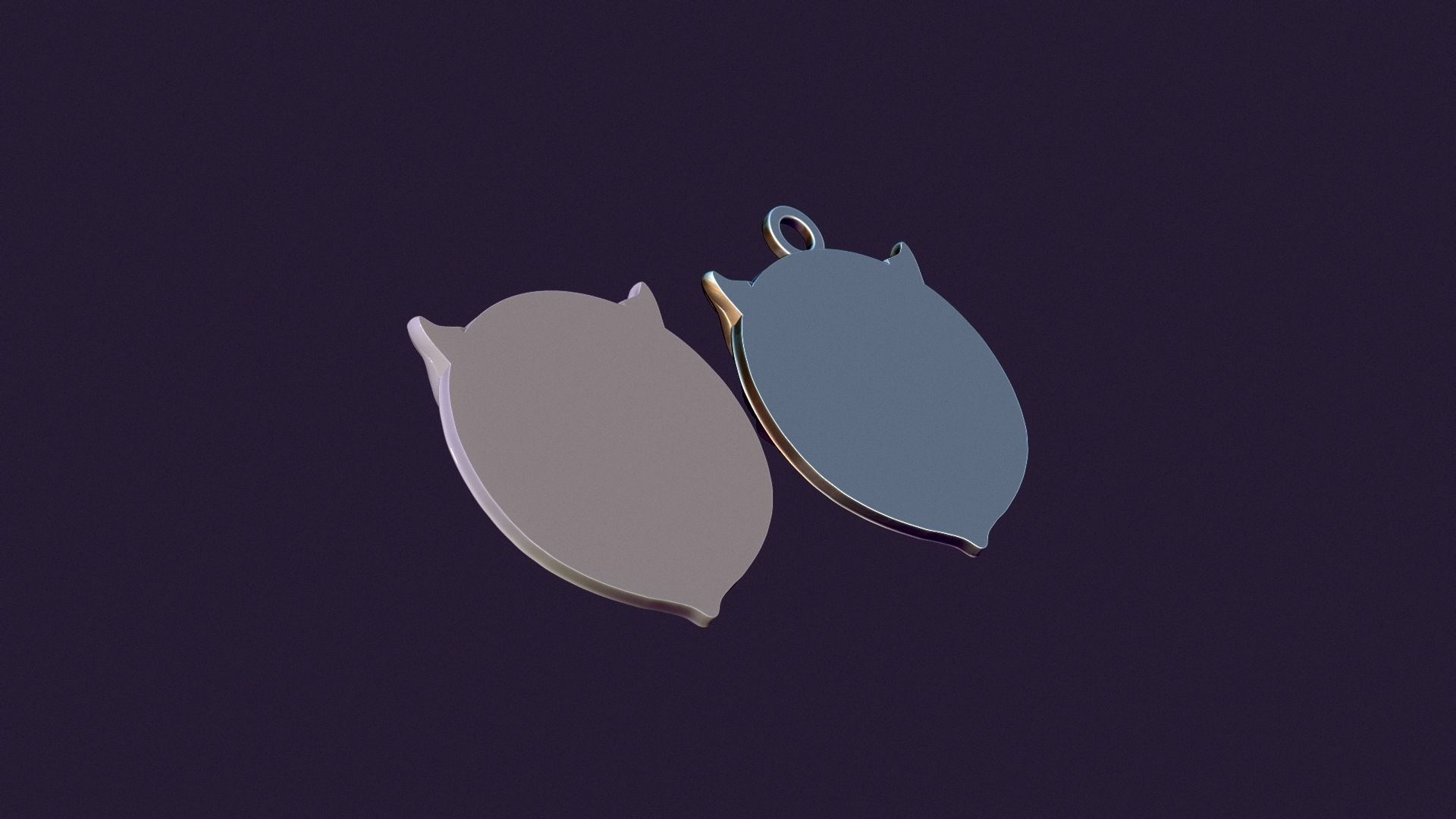 CAT MEDALLION 3D print model_19