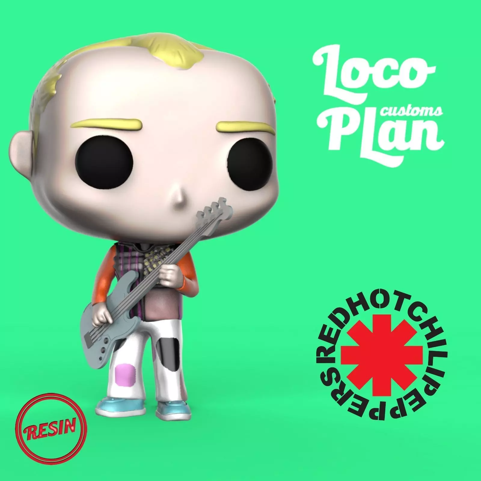 Flea V1 RHCP Custom 3D print model_0