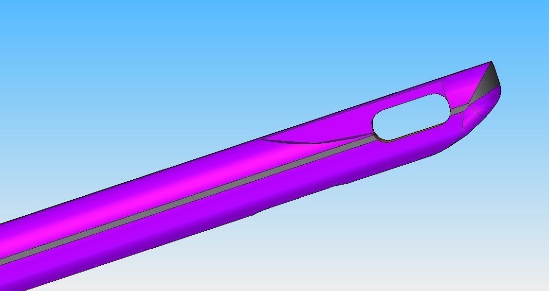 speargun with band elevated  140 Spear trigger ermesub back  3D print model_2