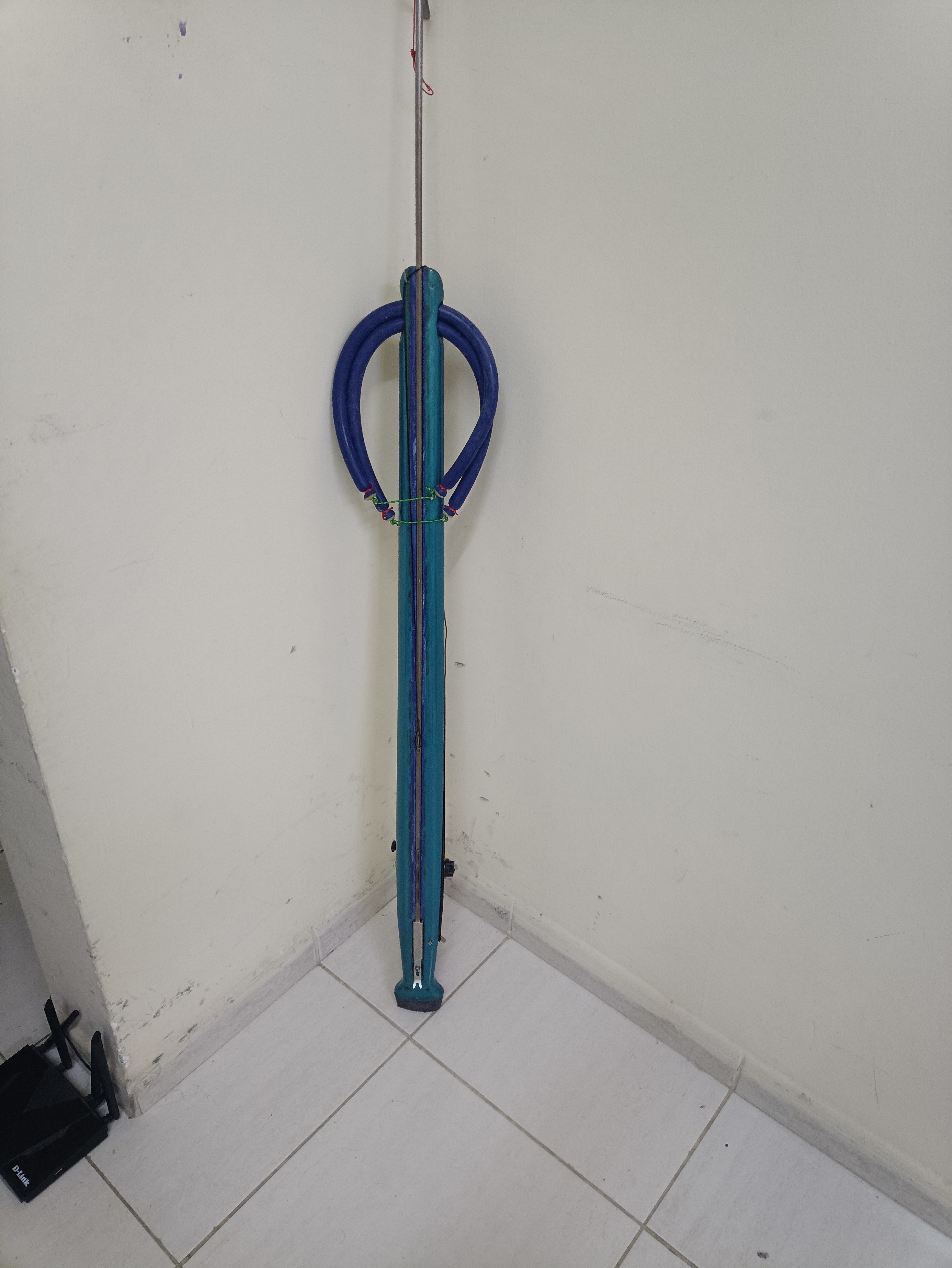 speargun with band elevated  140 Spear trigger ermesub back  3D print model_5