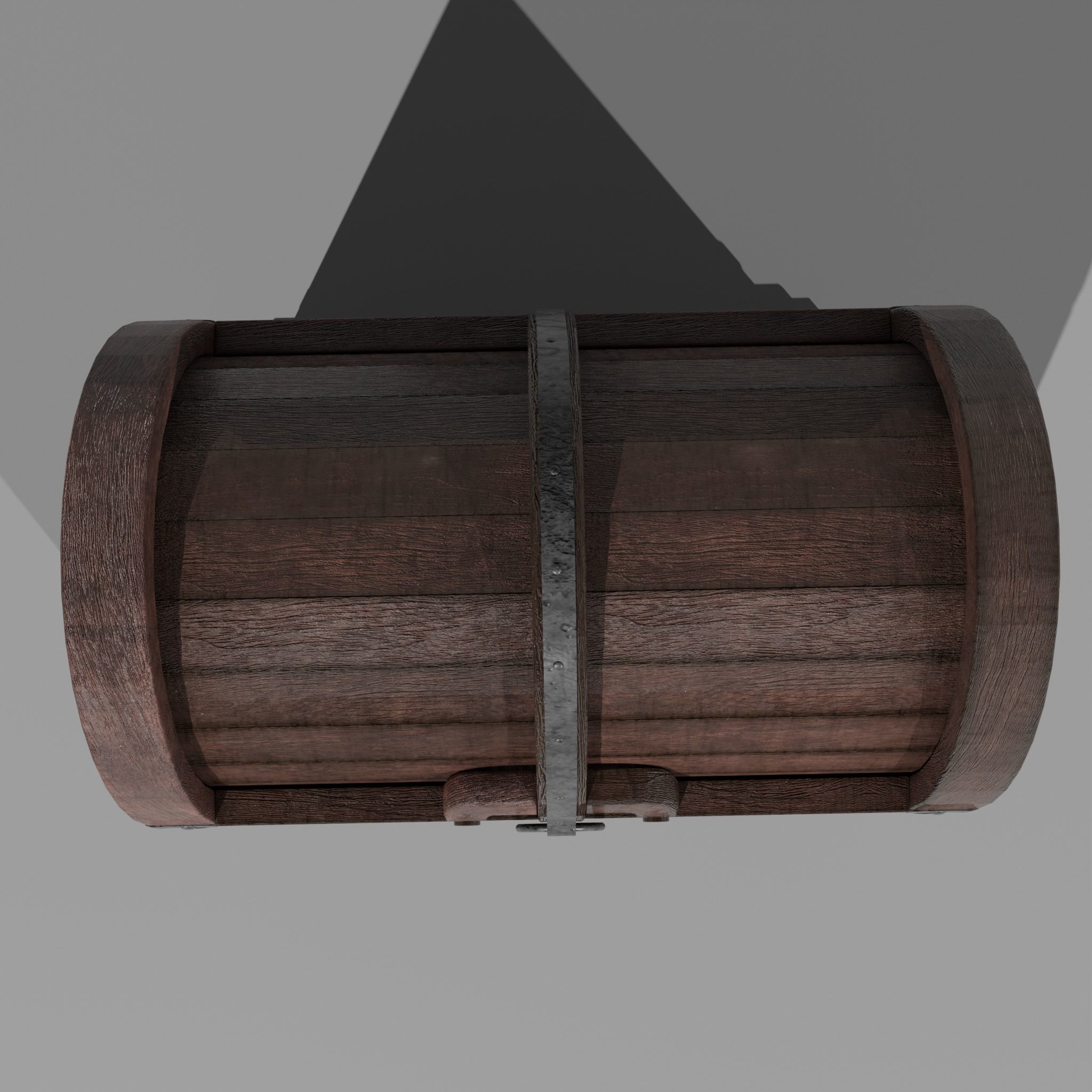CHEST MODEL wooden Free 3D model_12