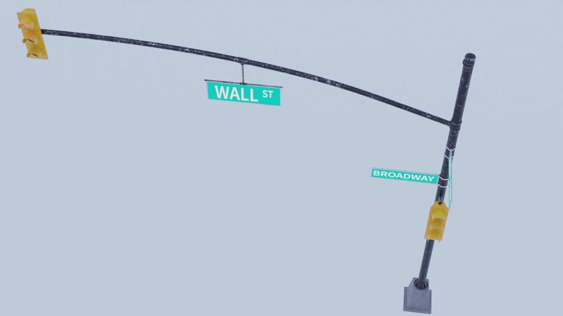 traffic light 3D model_4
