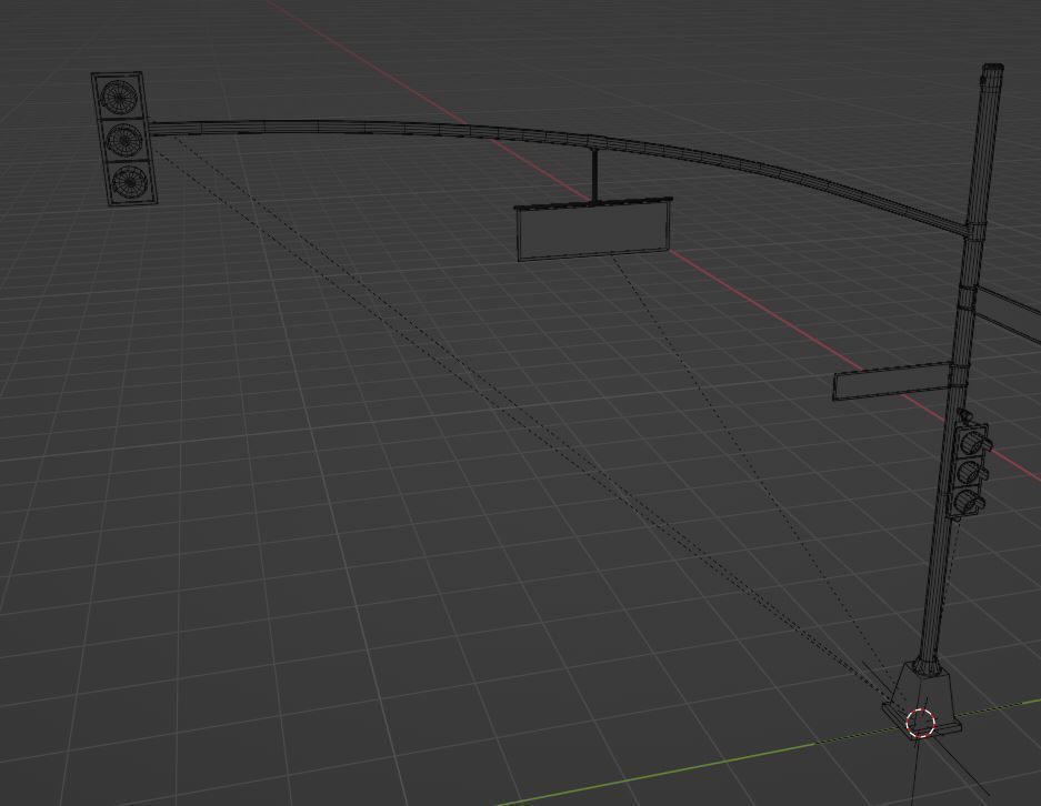 traffic light 3D model_11