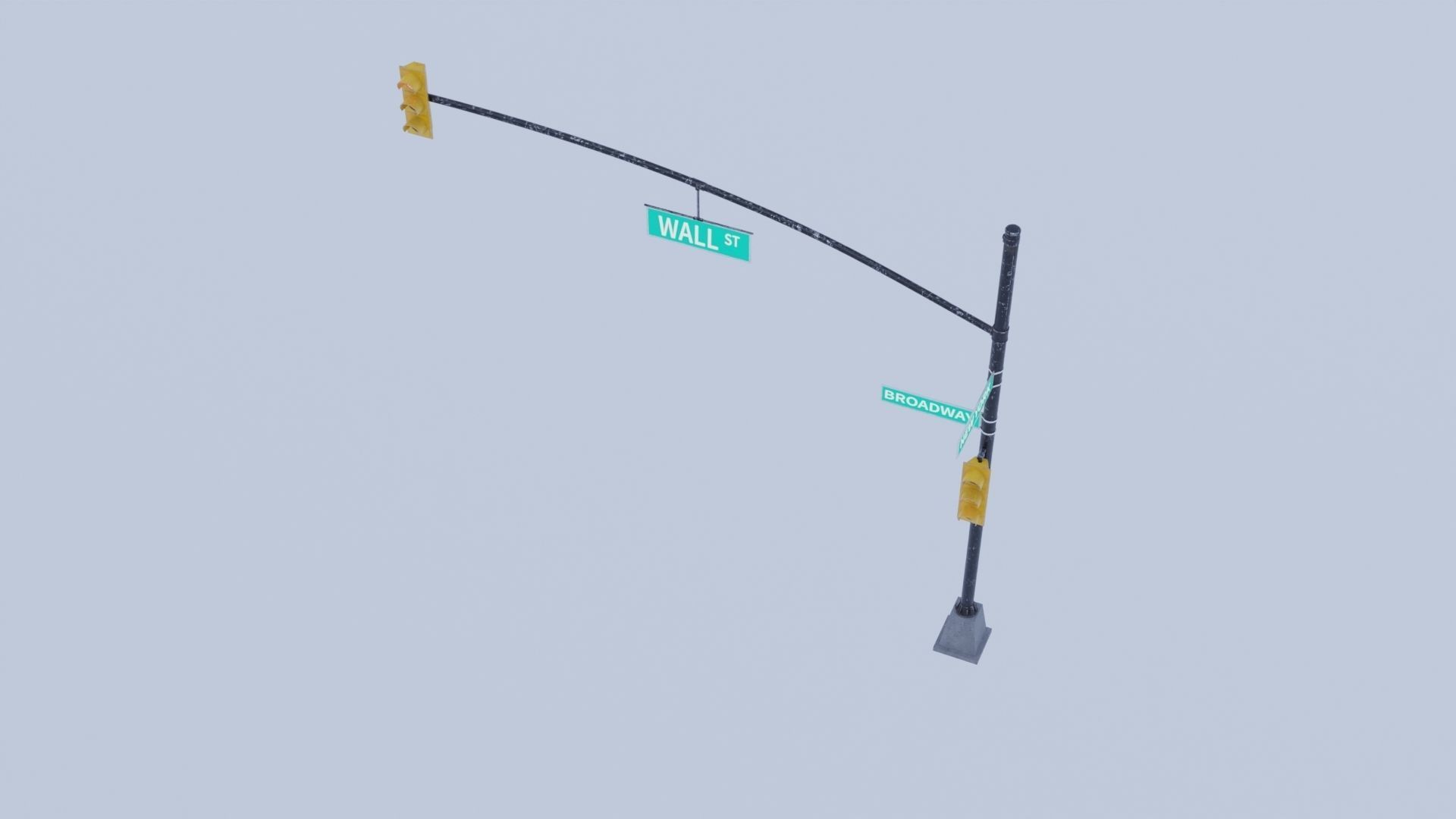 traffic light 3D model_8