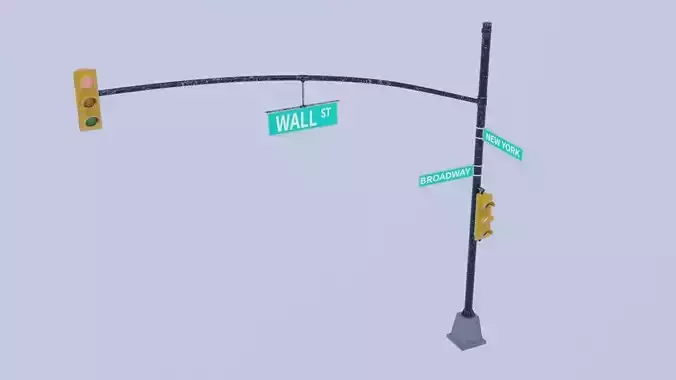 traffic light 3D model