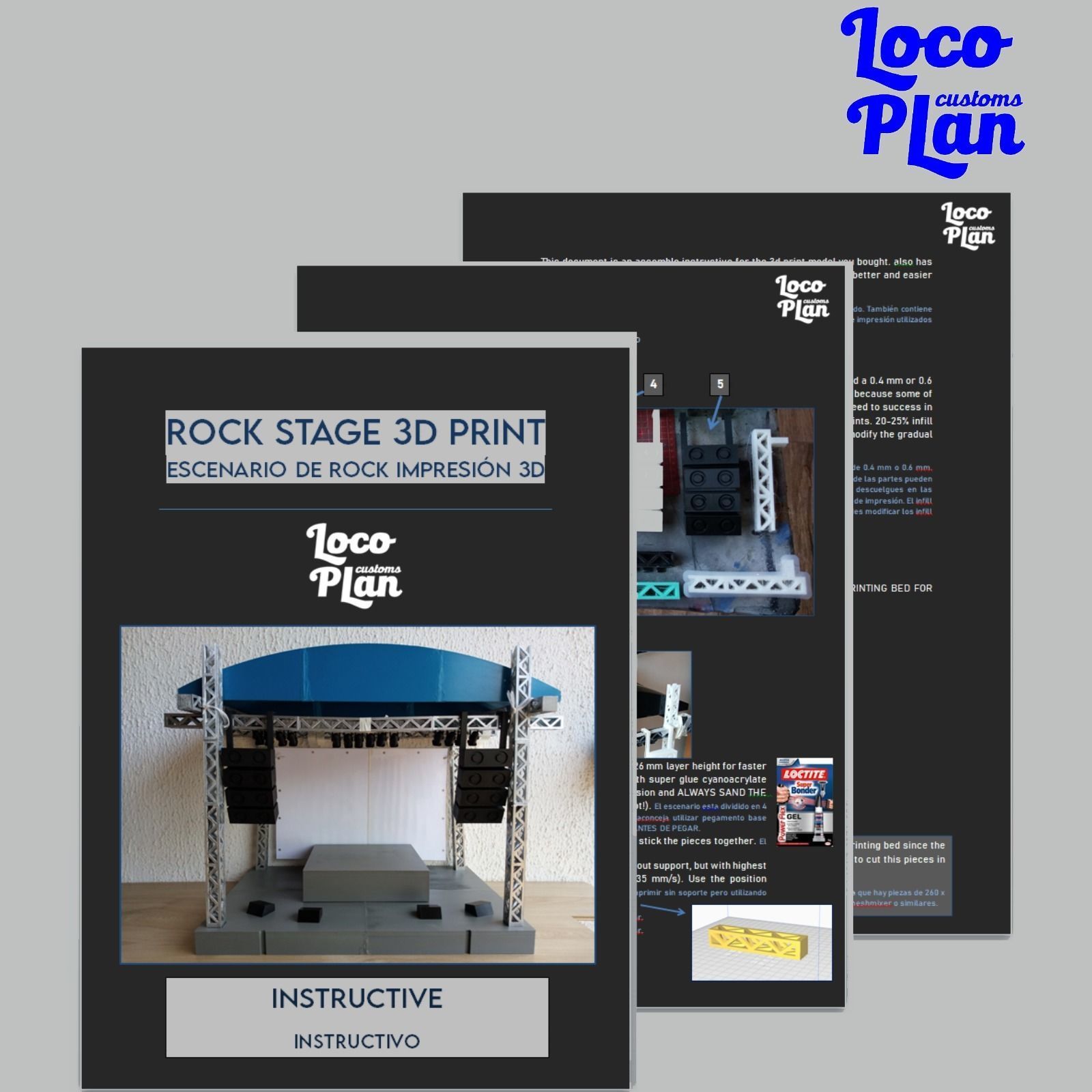 ROCK STAGE BUILDABLE 3D print model_4
