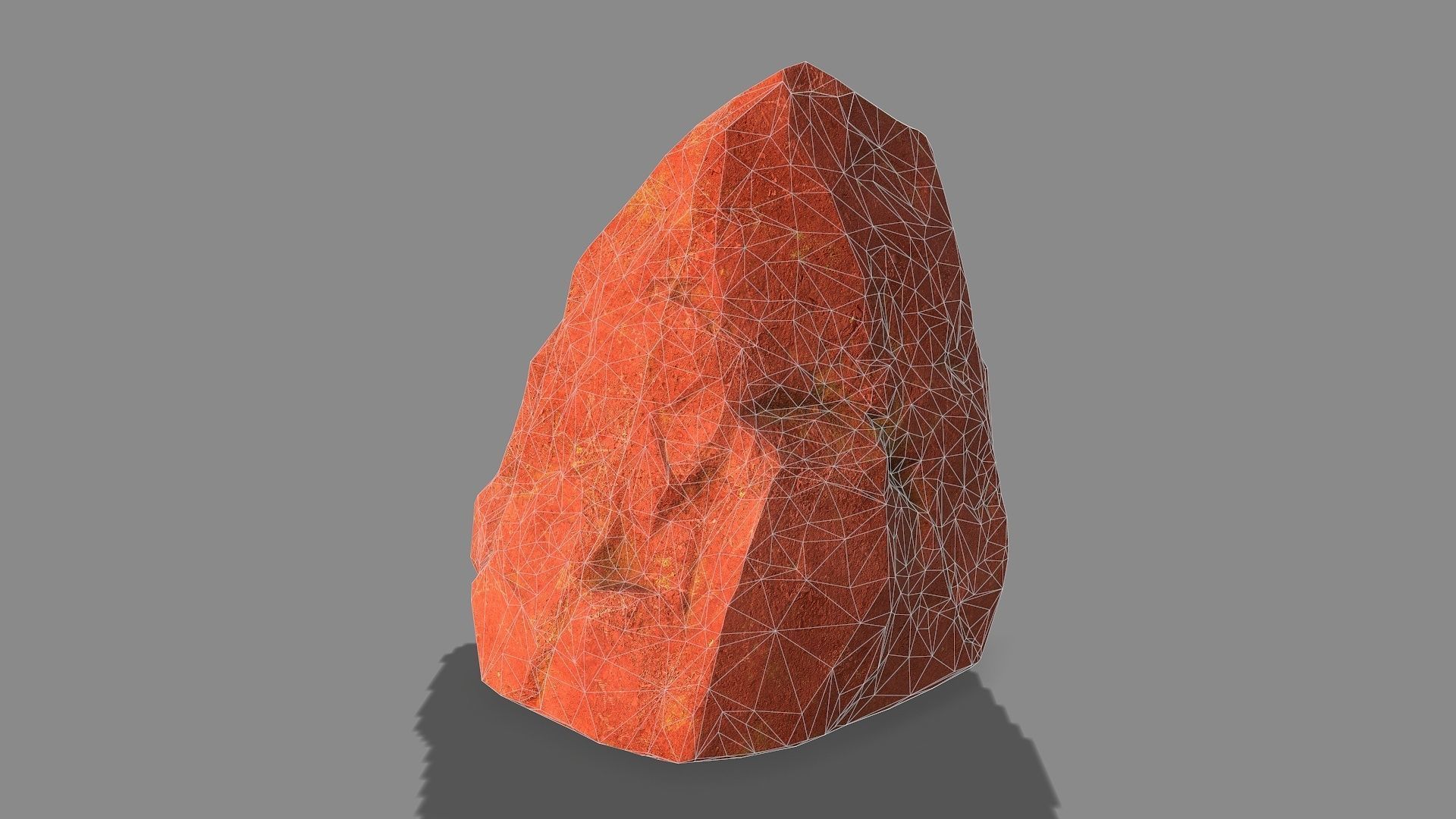 Mountain Rock 03 Low-poly 3D model_10
