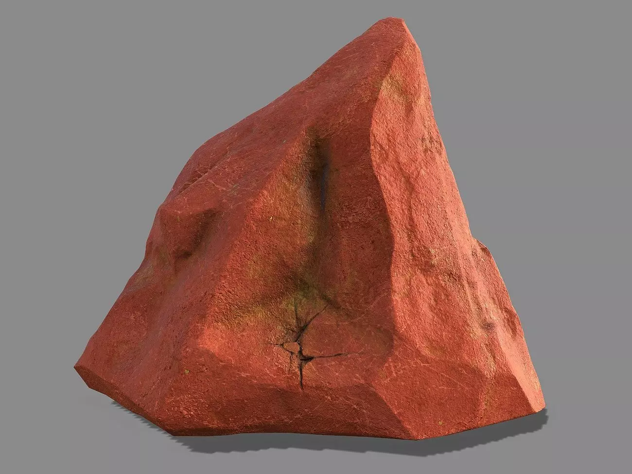 Mountain Rock 03 Low-poly 3D model_0