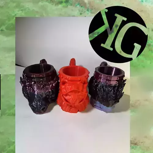 STL KG Customs  Creations Fantasy Can holder 