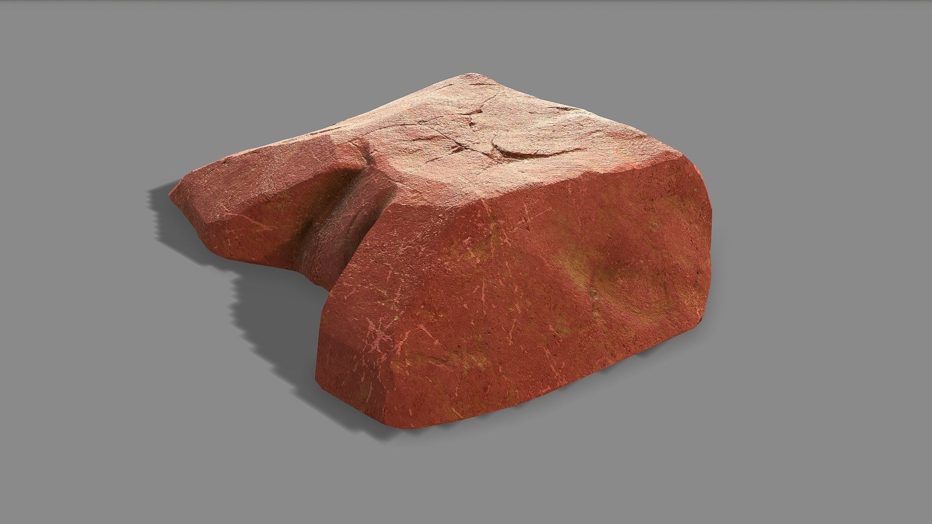 Mountain Rock 06 Low-poly 3D model_3
