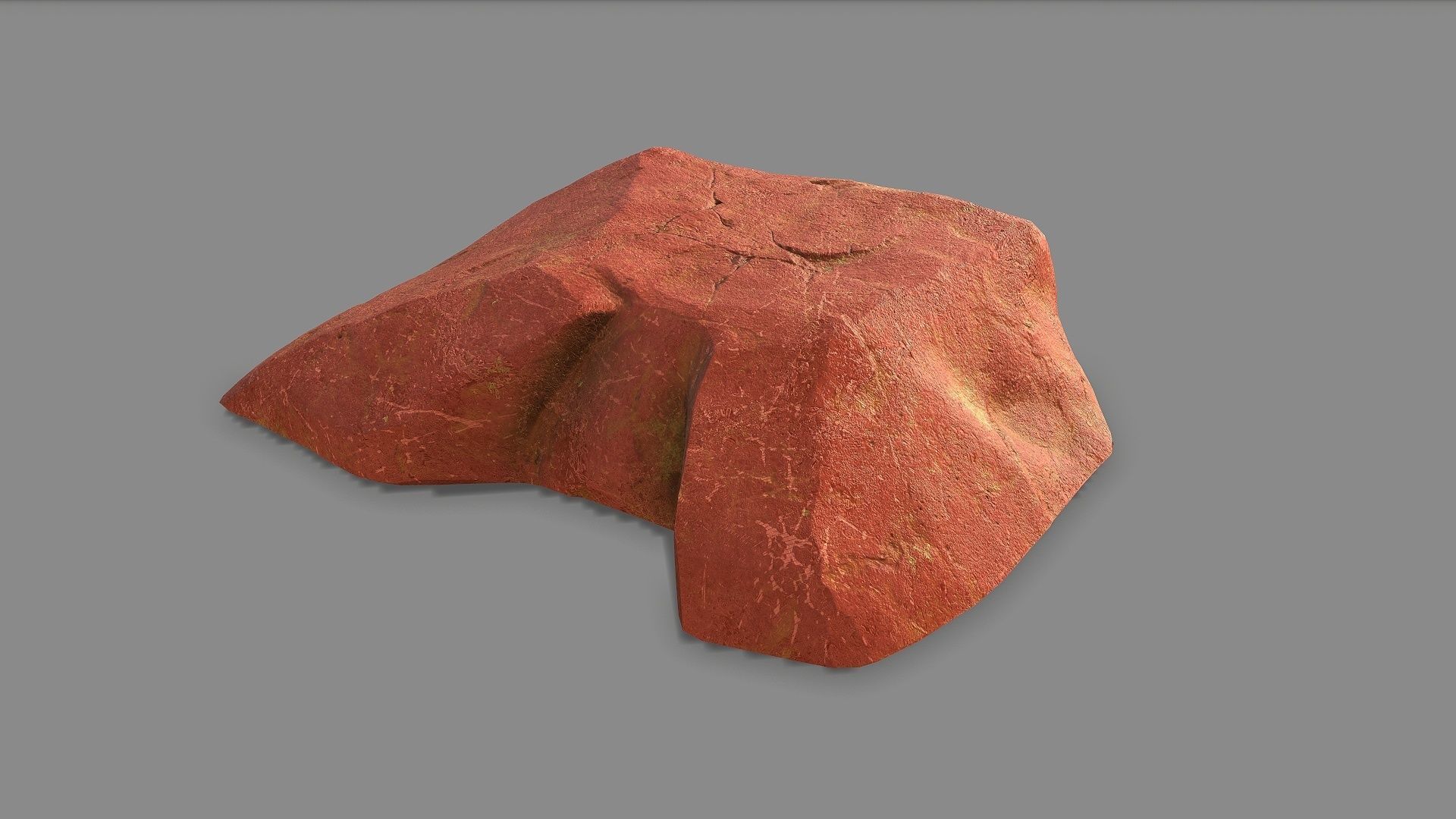 Mountain Rock 06 Low-poly 3D model_2