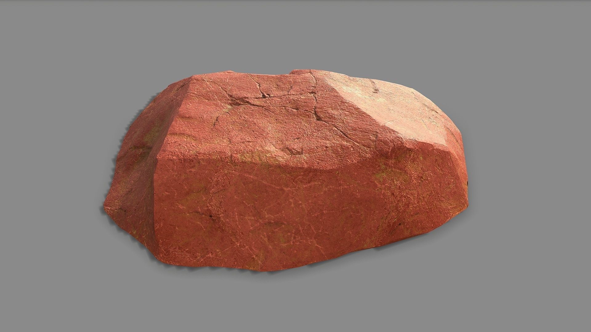 Mountain Rock 06 Low-poly 3D model_8