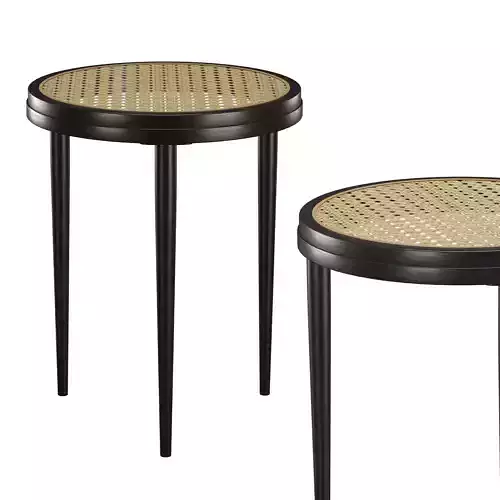 Hako Table Tall  Burned Black