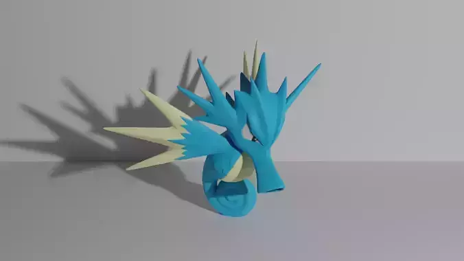 Seadra pokemon 3D print model 3D print model